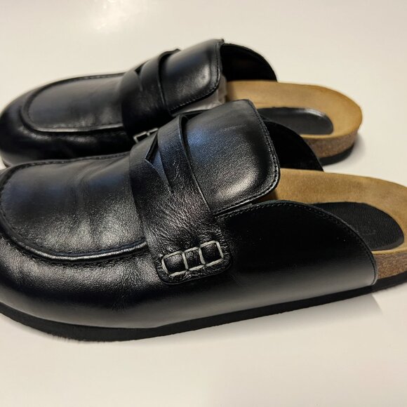 JW Anderson Black Leather Mules - Size 39 - Picture 2 of 12